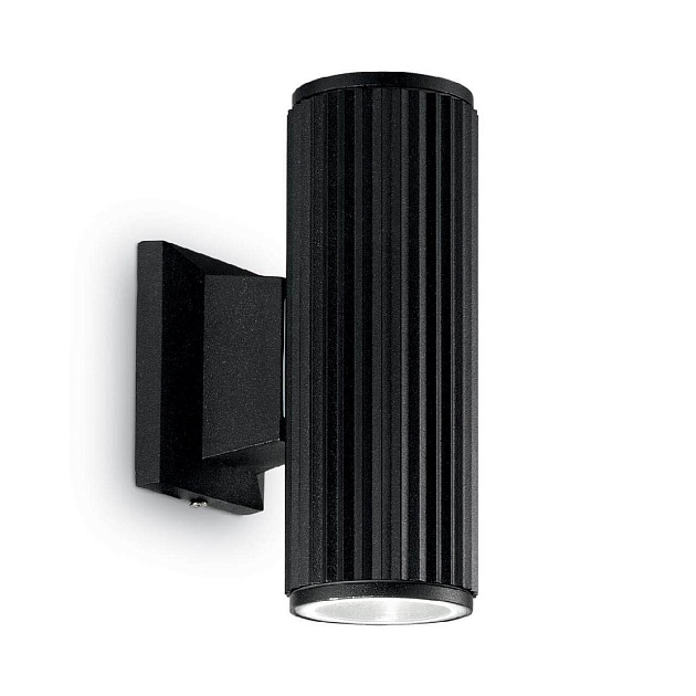 Уличный настенный светильник Ideal Lux Base AP2 Nero 129433 Фото № 1