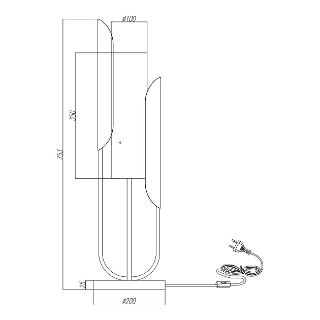 Настольная лампа Maytoni Сipresso Z014TL-01G Фото № 5