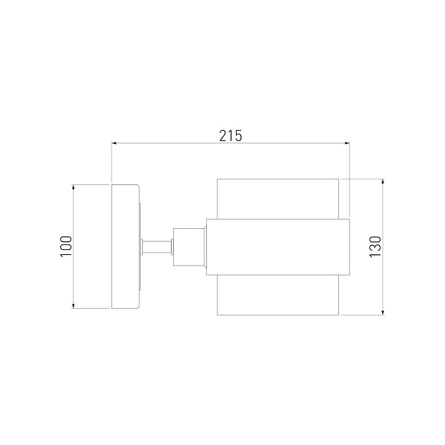 Бра Eurosvet Arcada 70127/1 черный/ дымчатый Фото № 3