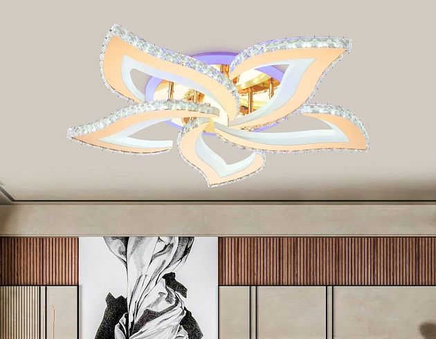 Потолочный светодиодный светильник Ambrella light Acrylica Ice FA1724 изображение 5 Потолочный светодиодный светильник Ambrella light Acrylica Ice FA1724 Фото № 5