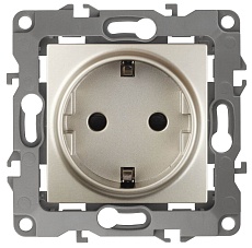 Розетка ЭРА 12 2P E Schuko со шторками 16A 250V 12-2102-04 Б0014690