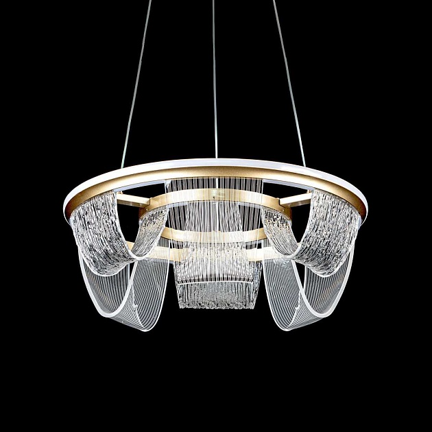 Подвесной cветильник LED4U L7706-460 GD Фото № 4