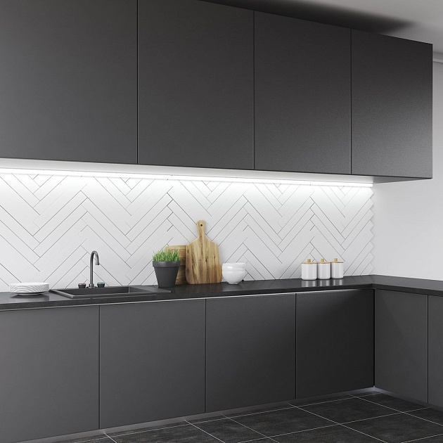 Профиль угловой накладной серебро 1м. Apeyron 08-07-01 Фото № 8