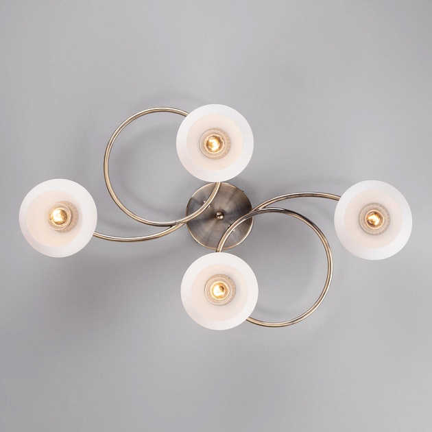 Потолочная люстра Eurosvet 30144/4 античная бронза Фото № 4