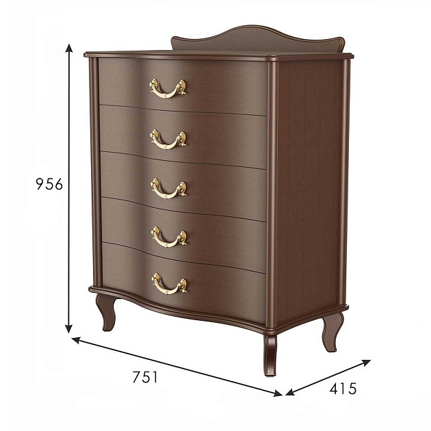 Комод Мебелик Джульетта 008545 Фото № 3