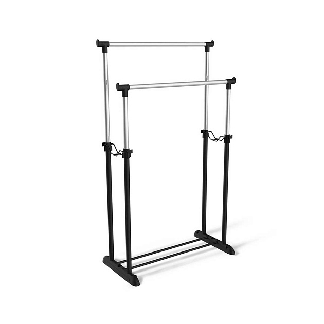 Гардеробная вешалка Sheffilton SHT-WR4150 черный/черный муар/хром лак 3290396001 Фото № 1