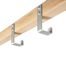 Настенная вешалка Sheffilton Альберо SHT-WH4 прозрачный лак/алюм.мет 5166216003 4