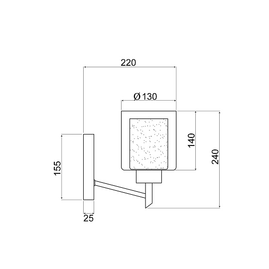 Бра Vele Luce Felice VL1425W01 Фото № 2