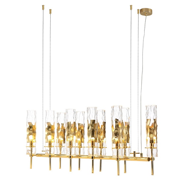 Подвесная люстра Crystal Lux Primavera SP10 Gold изображение 4 Подвесная люстра Crystal Lux Primavera SP10 Gold Фото № 4