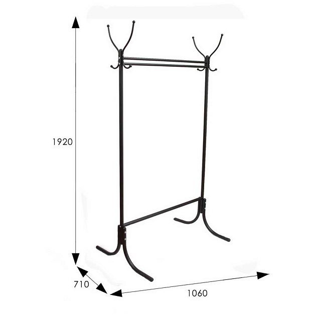 Гардеробная вешалка Мебелик М 13 002518 Фото № 3