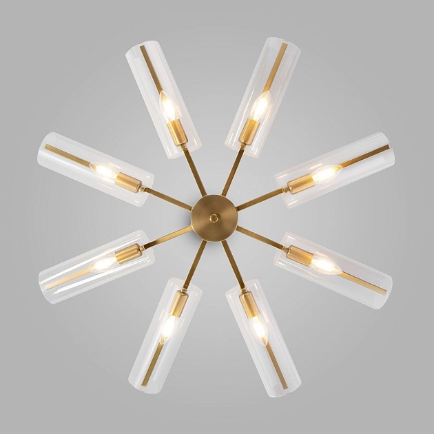 Потолочная люстра Eurosvet Trompeta 70144/8 латунь Фото № 3