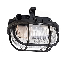 Уличный настенный светильник Deko-Light Syrma Oval Black 401012 1