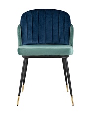 Кухонный стул Stool Group Пенелопа велюр мятный+синий FDC8054 FUT-70 + FUT-40 1