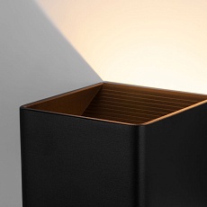 Настенный светодиодный светильник Elektrostandard Corudo Led черный MRL Led 1060 a053071 1