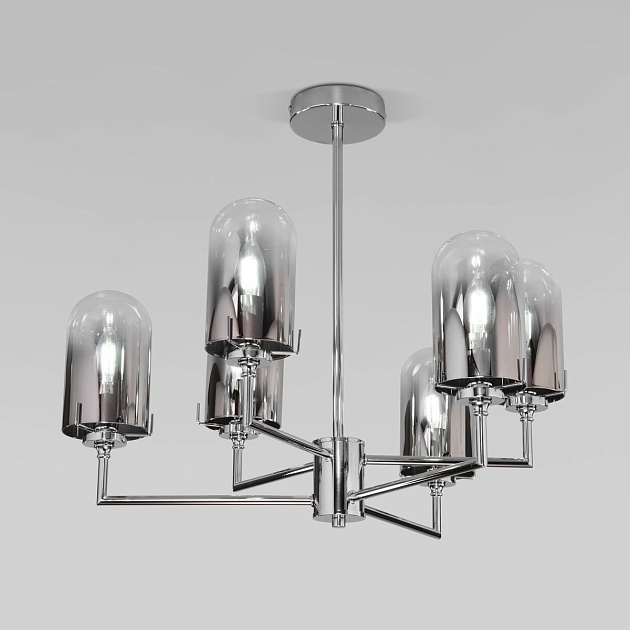 Подвесная люстра Eurosvet Pluto 60156/6 хром Фото № 1