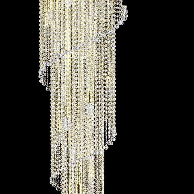 Каскадная люстра Artglass Spiral 500x1800 Balls CE Фото № 2