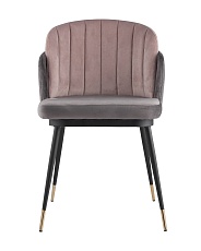 Кухонный стул Stool Group Пенелопа вельвет темно-серый+розовый FDC8054 FUT-81 + FUT-64 3