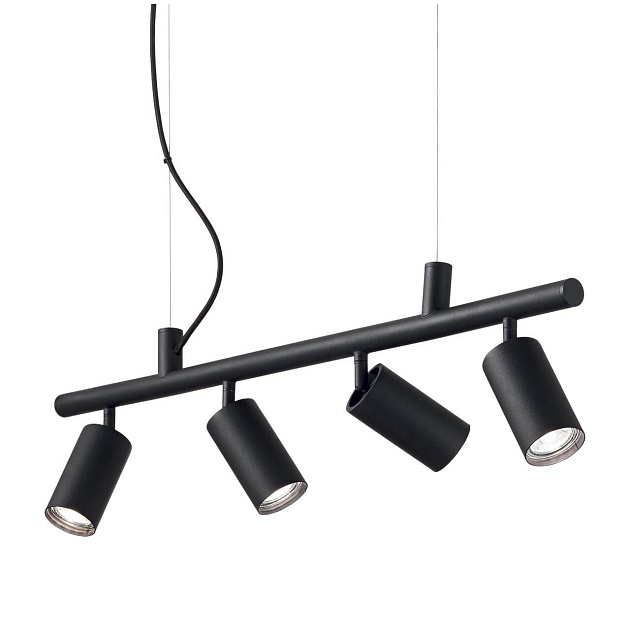 Подвесная люстра Ideal Lux Dynamite SP4 Nero 231341 Фото № 1