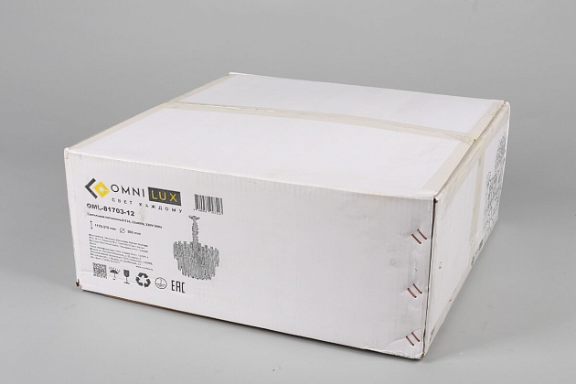 Подвесная люстра Omnilux Sangineto OML-81703-12 изображение 5 Подвесная люстра Omnilux Sangineto OML-81703-12 Фото № 5