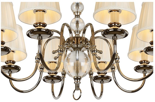 Подвесная люстра iLamp Armonia P2510-8+4 Nic изображение 3 Подвесная люстра iLamp Armonia P2510-8+4 Nic Фото № 3