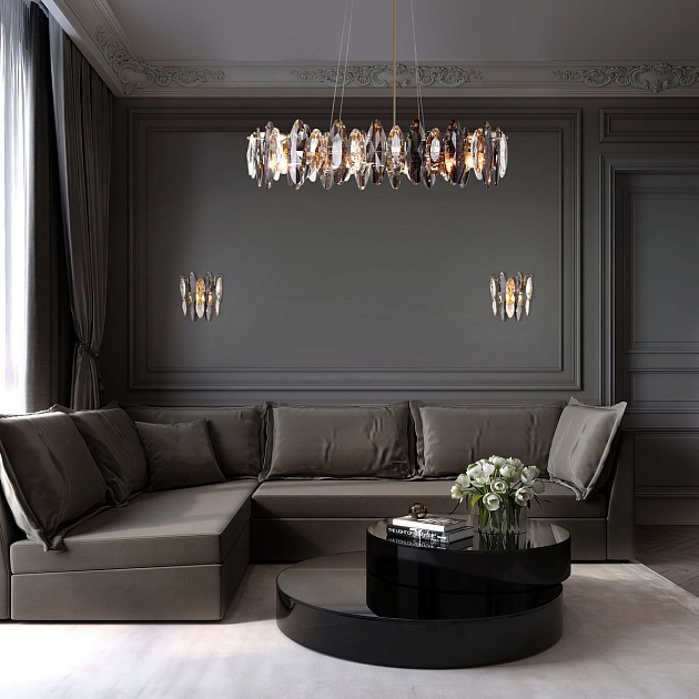 Подвесная люстра Bogates Onyx 372/8 Strotskis изображение 5 Подвесная люстра Bogates Onyx 372/8 Strotskis Фото № 5