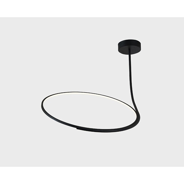 Подвесной светодиодный светильник Italline IT013-6025 black 3000K Фото № 5