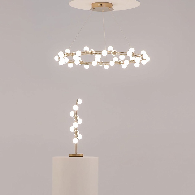 Подвесная светодиодная люстра Maytoni Tessara MOD081PL-L60G3K Фото № 2