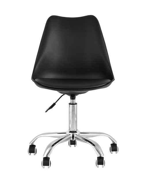 Офисный стул Stool Group BLOK пластиковый черный Y818 black изображение 3 Офисный стул Stool Group BLOK пластиковый черный Y818 black Фото № 3