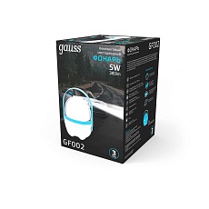 Кемпинговый светодиодный фонарь Gauss GF002 2