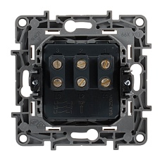 Выключатель трехклавишный Legrand Etika 10A 250V слоновая кость 672313 2