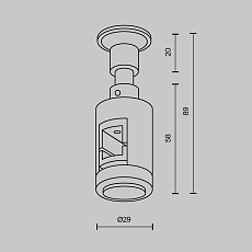 Крепление настенное Maytoni Flarity TRA155CW-S1-B 1
