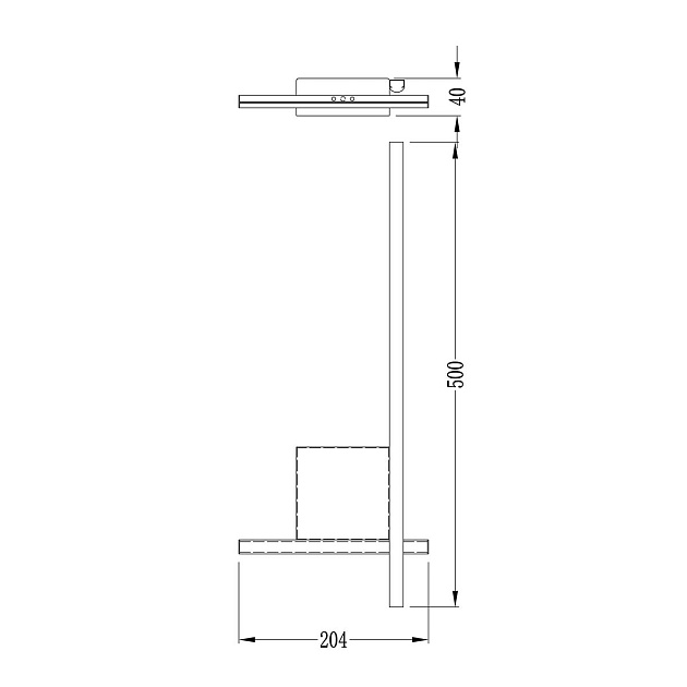 Настенный светодиодный светильник Arte Lamp Decade A2127AP-8BK Фото № 2