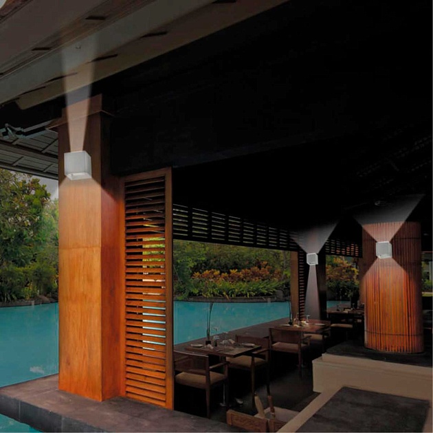 Уличный настенный светодиодный светильник Novotech Street Calle 357518 Фото № 4