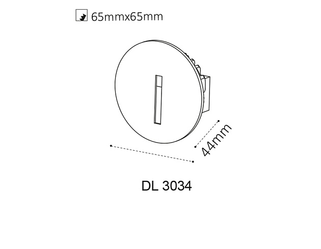 Встраиваемый светодиодный светильник Italline DL 3034 black изображение 2 Встраиваемый светодиодный светильник Italline DL 3034 black Фото № 2