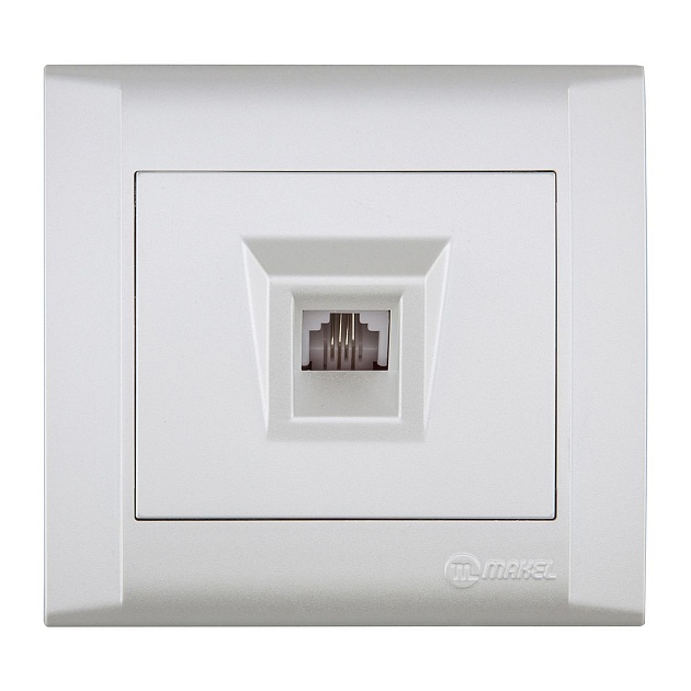 Розетка тf евро Makel Defne 42100014 Фото № 1