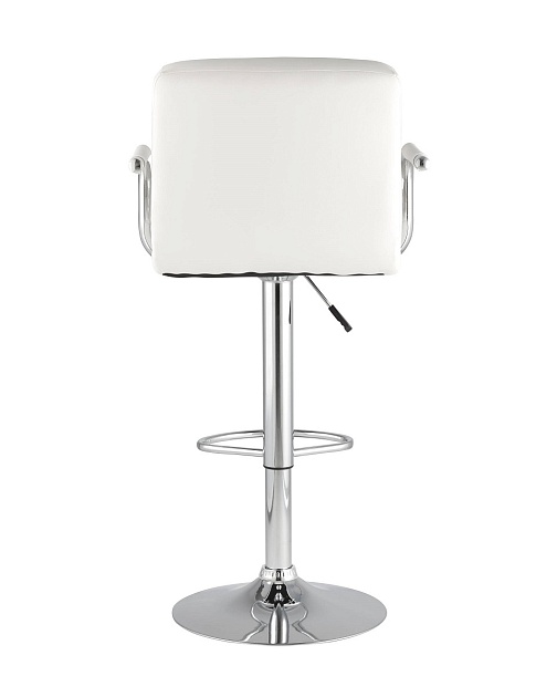 Барный стул Stool Group Малави белый BC-V003 white изображение 3 Барный стул Stool Group Малави белый BC-V003 white Фото № 3