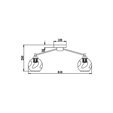 Потолочная люстра Vele Luce Furia VL1882L06 4