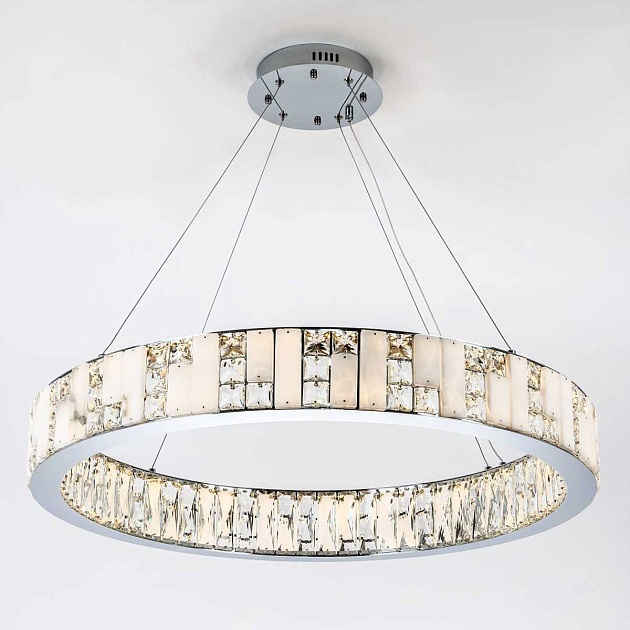 Подвесная светодиодная люстра Modelux Premium ML.6985.800P CR Фото № 5