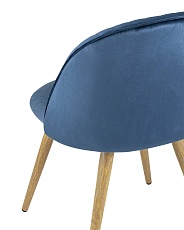 Кухонный стул Stool Group Лион Страйпс велюр голубой DC-69030G HLR-63 5