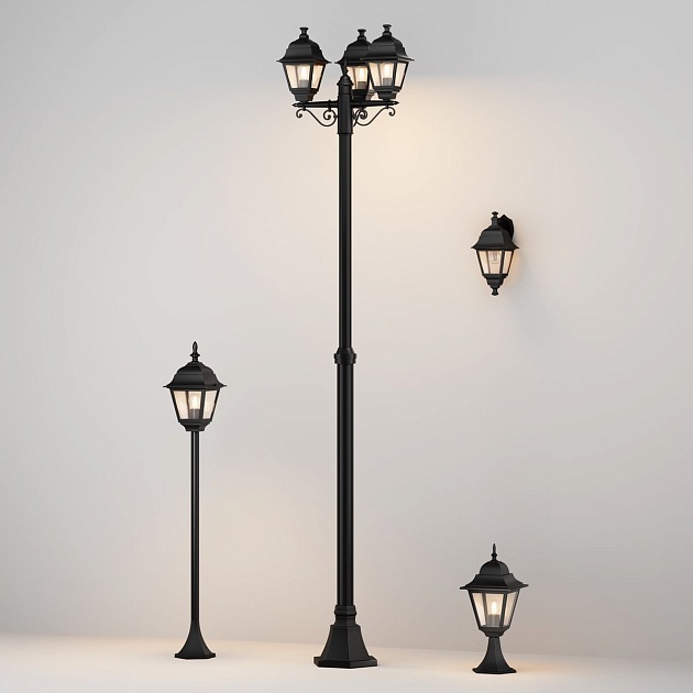 Уличный настенный светильник Maytoni Abbey Road O003WL-01B изображение 3 Уличный настенный светильник Maytoni Abbey Road O003WL-01B Фото № 3