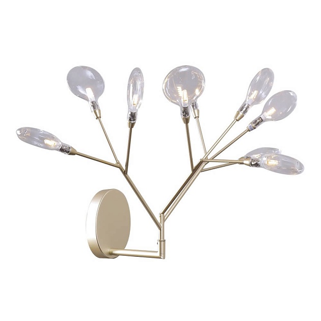 Бра Crystal Lux Evita AP9 Gold/Transparent Фото № 1