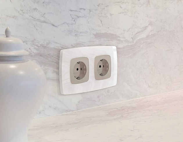 Лицевая панель розетки AMBRELLA VOLT OP3660 Фото № 2