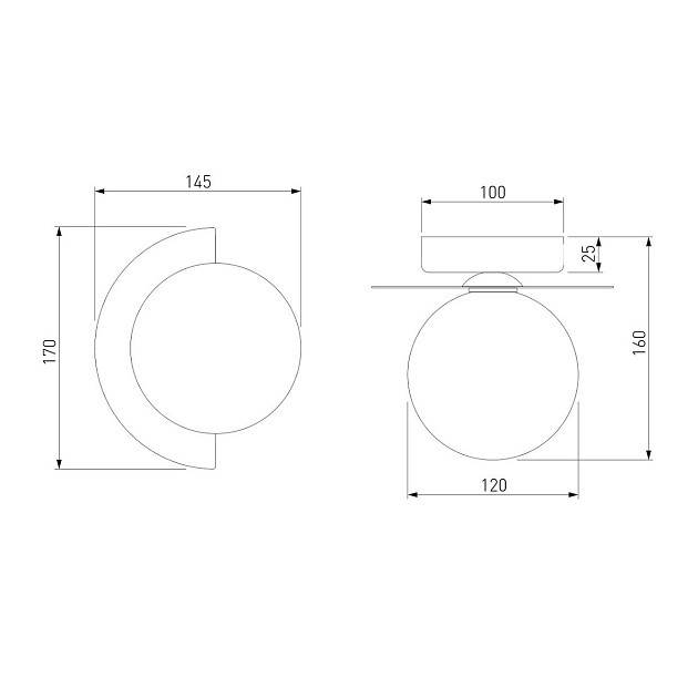 Настенный светильник Eurosvet Moity 70150/1 черный изображение 2 Настенный светильник Eurosvet Moity 70150/1 черный Фото № 2