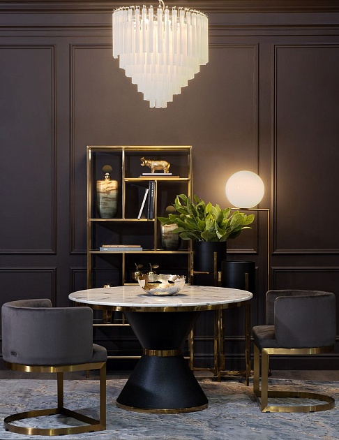 Стеллаж Garda Decor 46AS-SH1452-Gold изображение 5 Стеллаж Garda Decor 46AS-SH1452-Gold Фото № 5