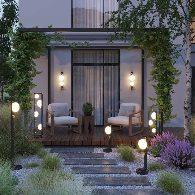 Уличный настенный светильник ODEON LIGHT NATURE 5434/2W Фото № 3