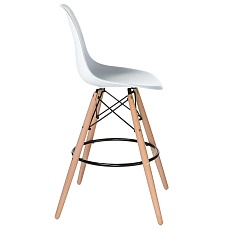 Стул барный DOBRIN DSW BAR (ножки светлый бук, цвет сиденья белый (W-02)) 638GPP-LMZL DSW BAR 2