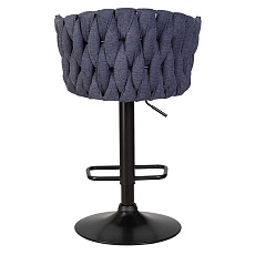 Стул барный DOBRIN LEON (синяя ткань (LAR-275-29)) 9690-LM LEON 4