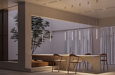 Подвесной светодиодный светильник Maytoni Pro Base MOD159PL-L6GK 1