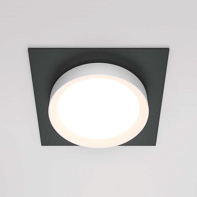 Встраиваемый светильник Maytoni Hoop DL086-GX53-SQ-BW изображение 7 Встраиваемый светильник Maytoni Hoop DL086-GX53-SQ-BW Фото № 7