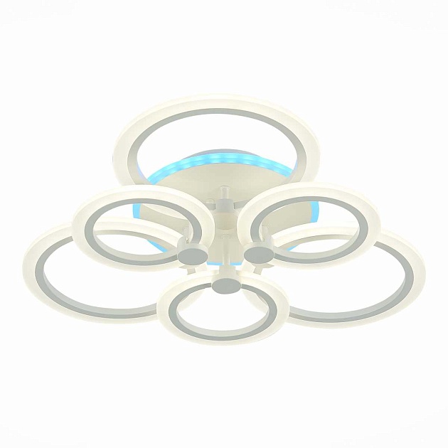Потолочная светодиодная люстра Evoluce Cerina SLE500652-06RGB изображение 4 Потолочная светодиодная люстра Evoluce Cerina SLE500652-06RGB Фото № 4